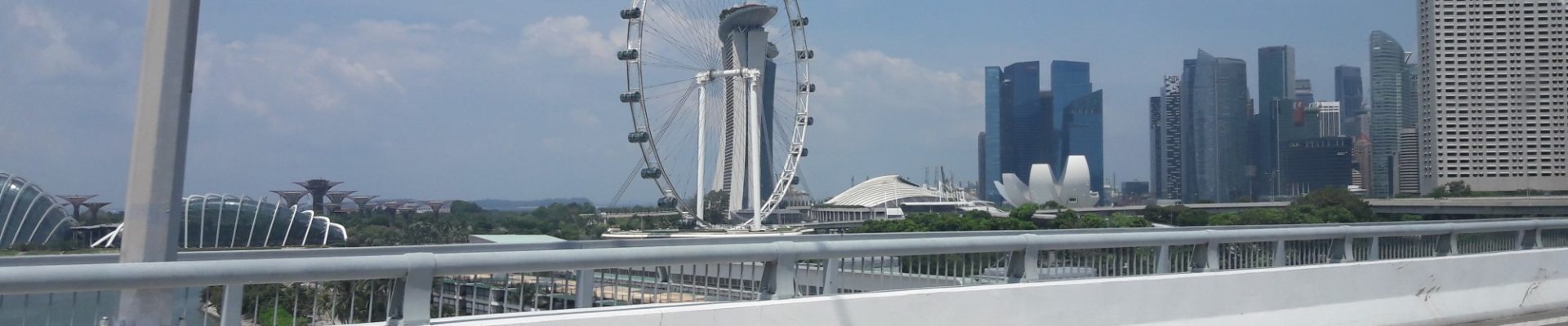 Ankunft in Singapur